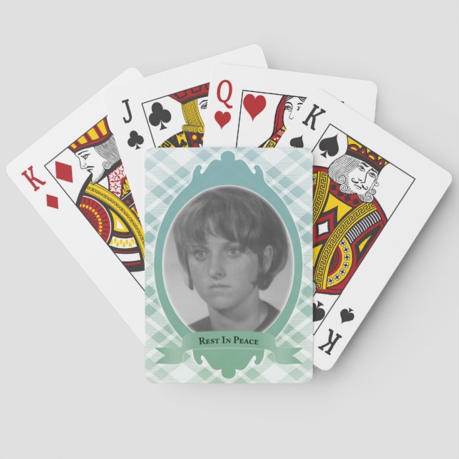 Jeu De Cartes repos dans le cadeau commémoratif de paix (dos)