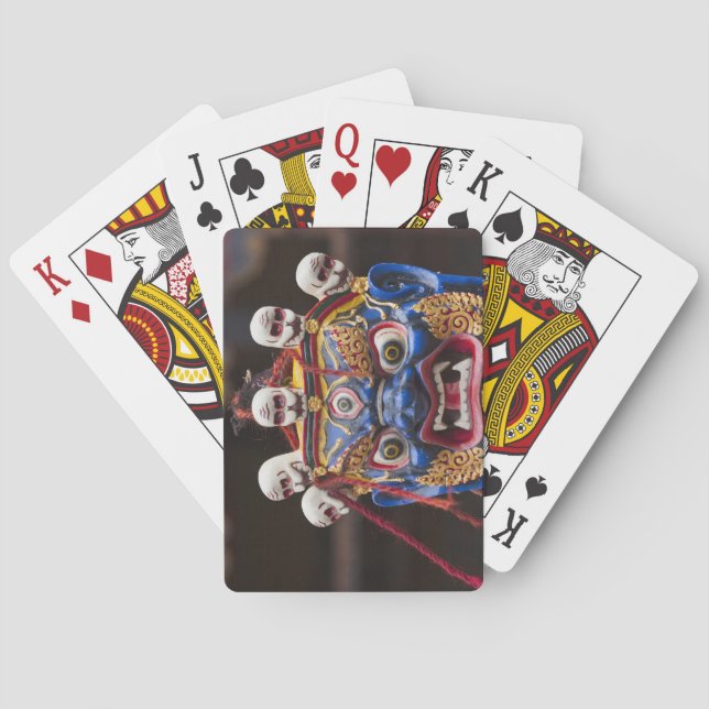 Jeu De Cartes Représentation de danse masquée au Festival Tshech (dos)
