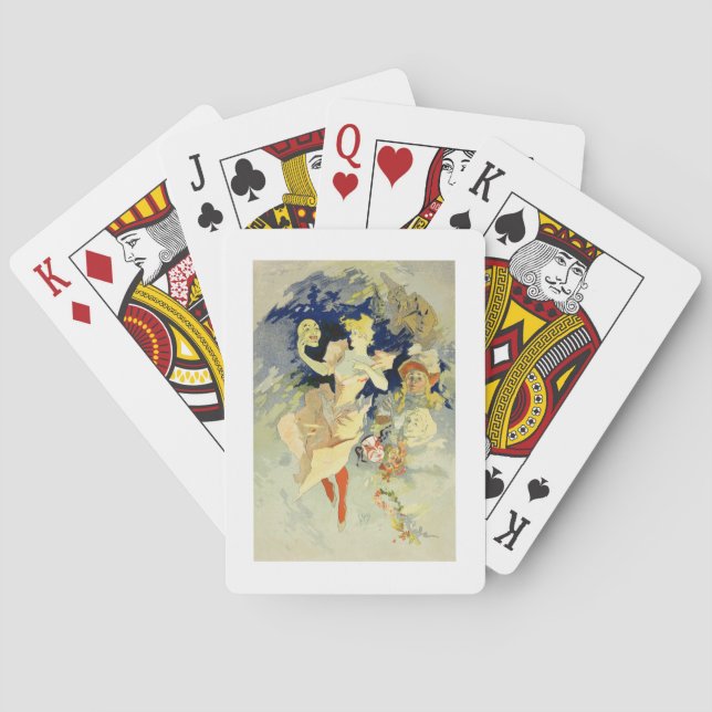Jeu De Cartes Reproduction de 'La Danse', 1891 (litho) (dos)
