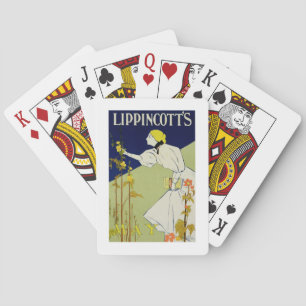 Jeu De Cartes Reproduction d'une affiche publicitaire de 'Lippin