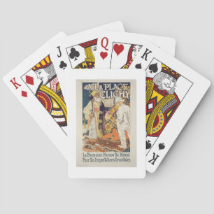 Jeu De Cartes Reproduction d'une affiche publicitaire pour 'A La