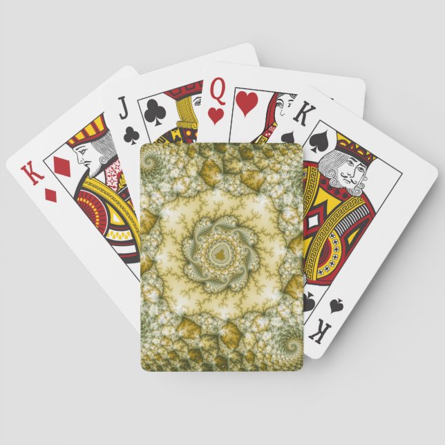 Jeu De Cartes Reptilien - Art fractal (dos)