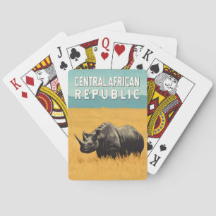 Jeu De Cartes République centrafricaine Illustration Art Voyage