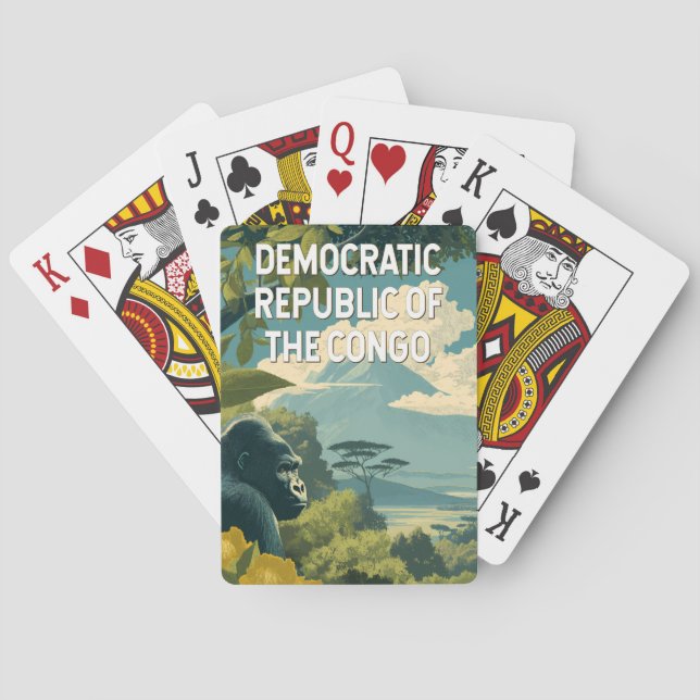 Jeu De Cartes République démocratique du Congo Illustration (dos)