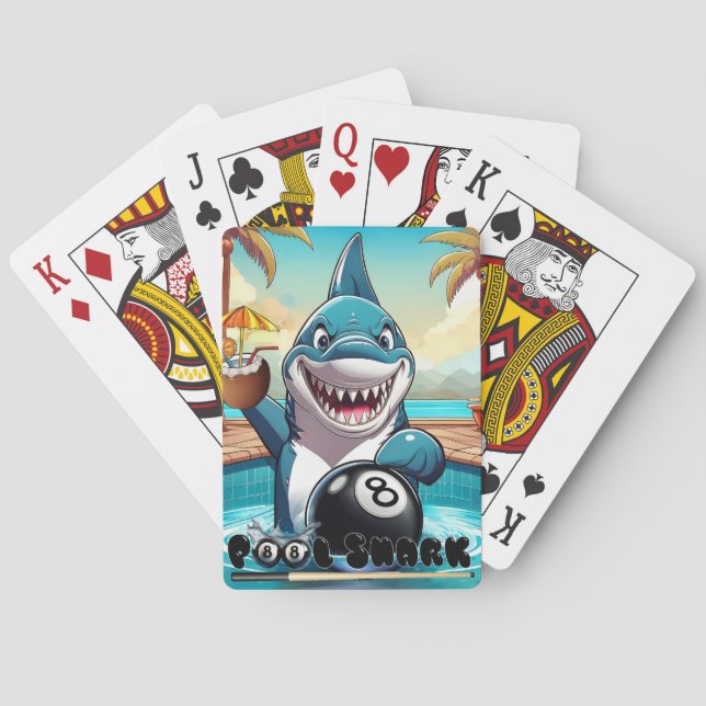 Jeu De Cartes Requin de piscine  (dos)