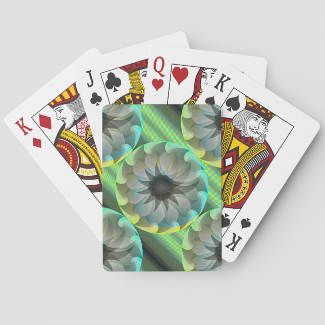 Jeu De Cartes Requin en spirale par Kenneth Yoncich (dos)