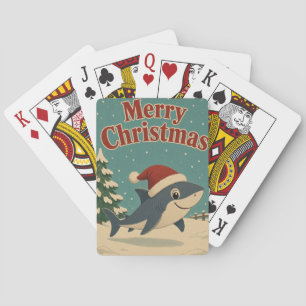 Jeu De Cartes Requin Hiver Cour Animale Noël