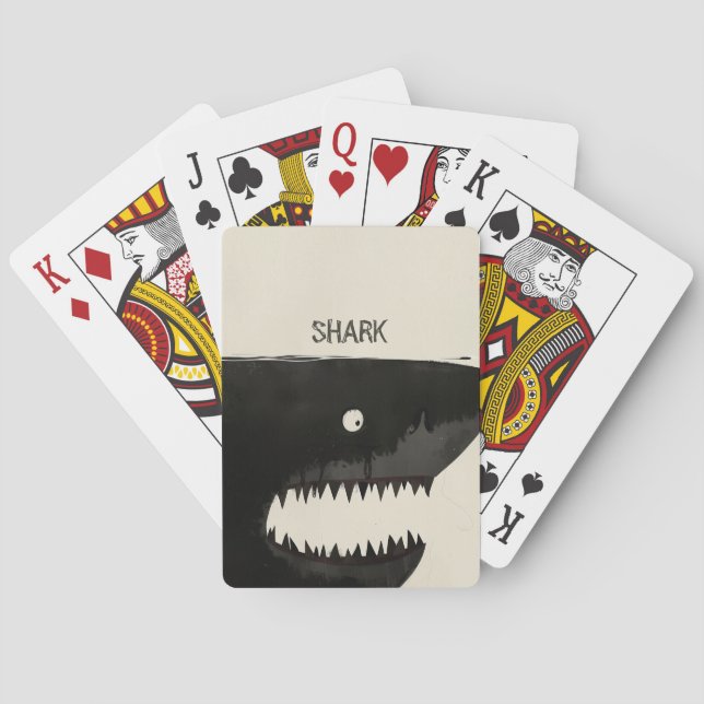 Jeu De Cartes Requin noir (dos)