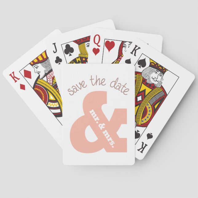 Jeu De Cartes Réservez la date (dos)