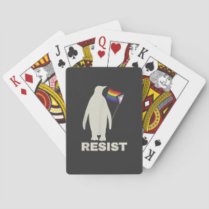 Jeu De Cartes Résistez au pingouin contre les tarifs douaniers L