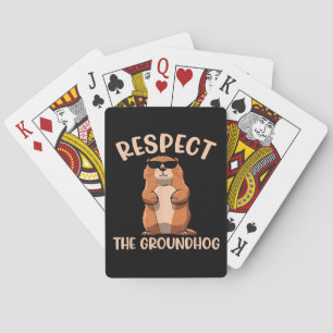 Jeu De Cartes Respecter la marmotte - Jour de la marmotte Woodch
