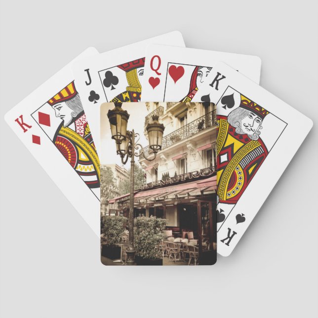 Jeu De Cartes Restaurant de rue, Paris, France (dos)