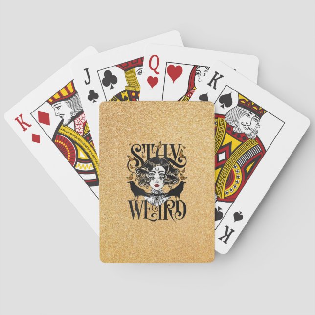 Jeu De Cartes Restez Bizarre (dos)