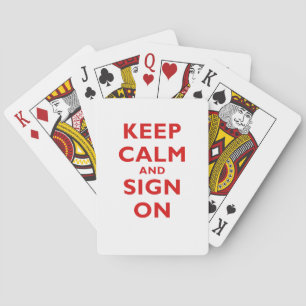 Jeu De Cartes Restez calme et connectez-vous