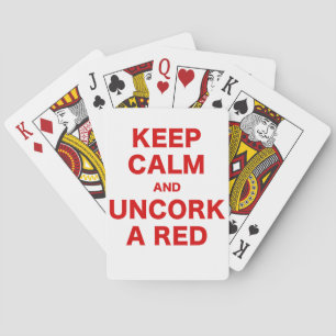 Jeu De Cartes Restez calme et délirez un rouge