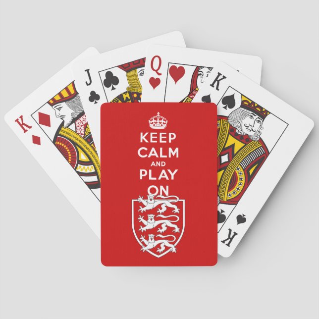 Jeu De Cartes Restez calme et jouez (dos)