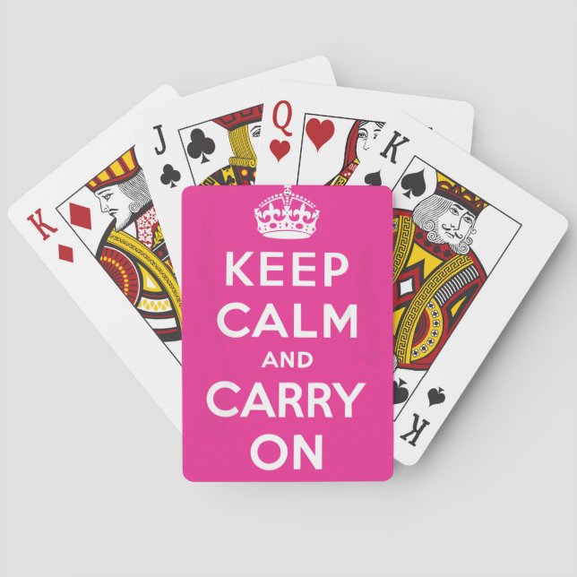 Jeu De Cartes Restez calme et poursuivez (dos)