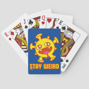Jeu De Cartes RESTEZ WEIRD drôle créature folle cadeau surprise