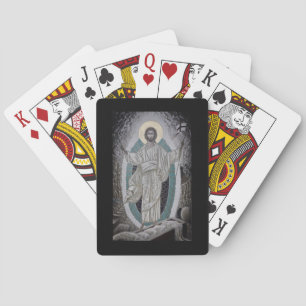 Jeu De Cartes Résurrection de l'icône du Christ