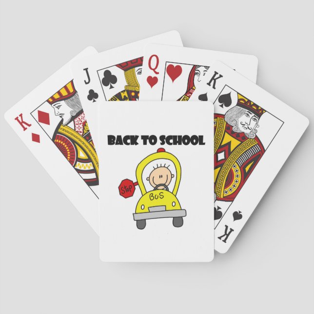 Jeu De Cartes Retour à l'école (dos)