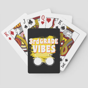 Jeu De Cartes Retour à l'école 3e année Vibes Chemise Premier jo