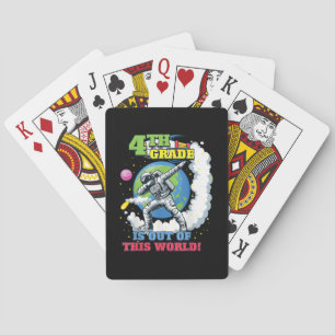 Jeu De Cartes Retour à l'école 4e année Espace hors de ce monde