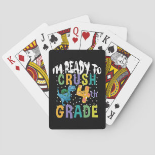 Jeu De Cartes Retour à l'école Je suis prêt à écraser 4e année D