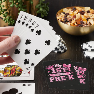 Jeu De Cartes Retour à l'école Mon 1er jour de pré-maternelle Ru