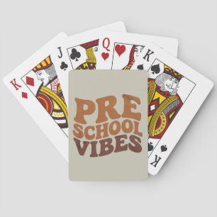 Jeu De Cartes Retour à l'école Premier jour de pré-maternelle Gr