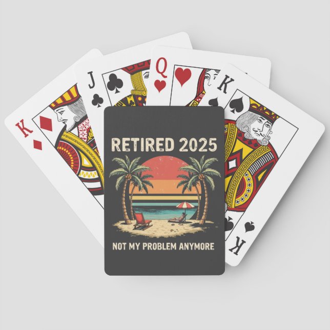 Jeu De Cartes Retraite 2025 Plus mon problème (dos)