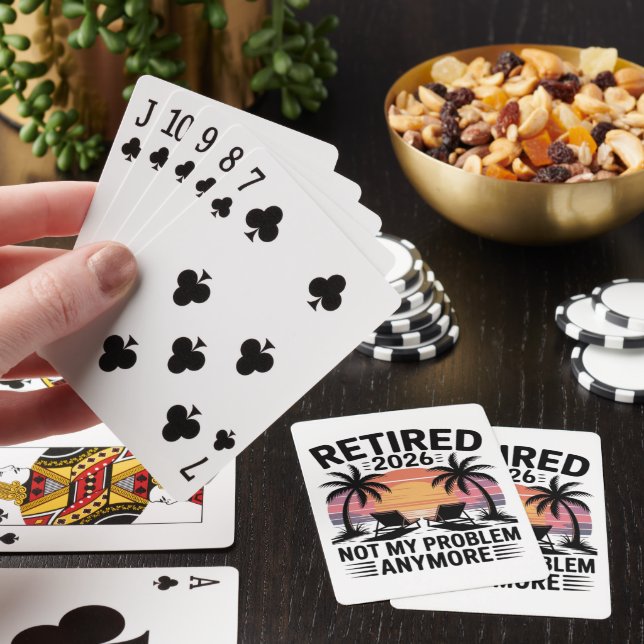Jeu De Cartes Retraité 2026 plus mon problème (In Situ)