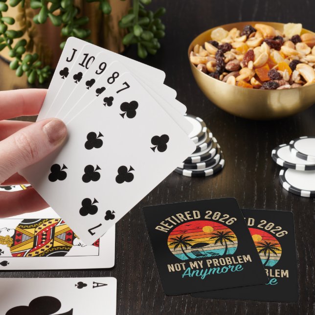 Jeu De Cartes Retraité 2026 plus mon problème À la retraite (In Situ)