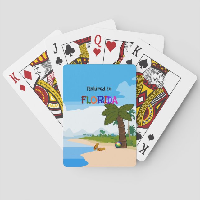 Jeu De Cartes Retraité en Floride (dos)
