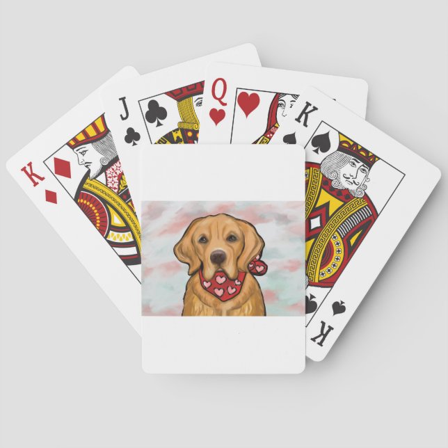 Jeu De Cartes Retriever doré (dos)
