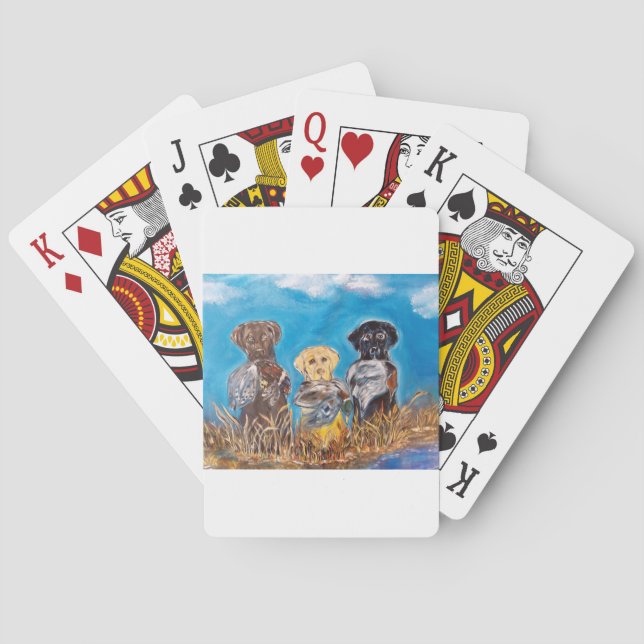 JEU DE CARTES RETRIEVEURS DU LABRADOR (dos)