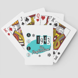 Jeu De Cartes Retro 1943 80e anniversaire