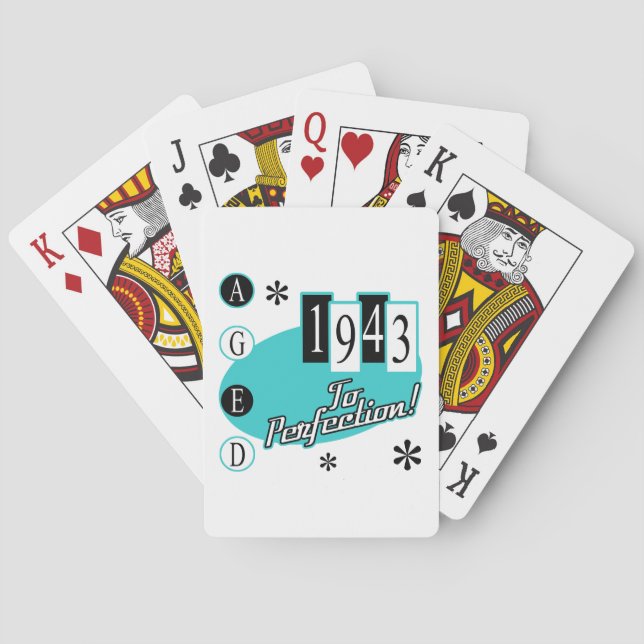 Jeu De Cartes Retro 1943 80e anniversaire (dos)