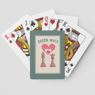 Jeu De Cartes Retro fun Valentine Dons Checkmate
