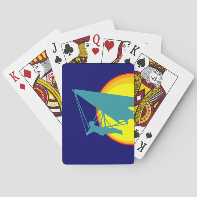Jeu De Cartes retro hang glider (dos)