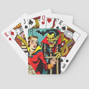 Jeu De Cartes Retro Horror Vampire Comics