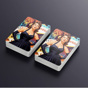 Jeu De Cartes Rétro Las Vegas Pin-up