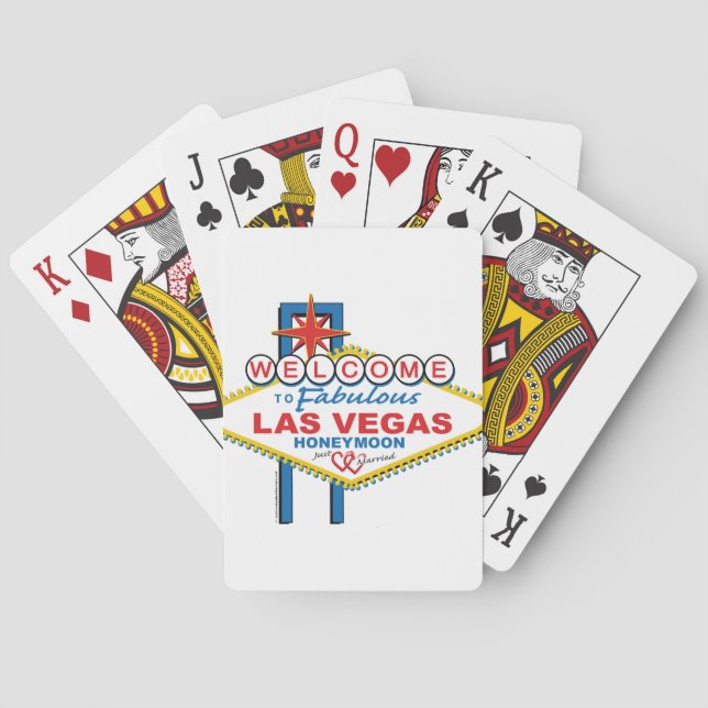 Jeu De Cartes Rétro lune de miel de Las Vegas (dos)