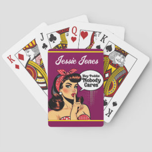 Jeu De Cartes Retro Pinup_ Hey Pudding