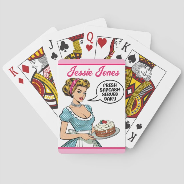 Jeu De Cartes Retro Pinup_ servi tous les jours (dos)