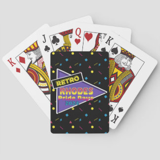 Jeu De Cartes Retro Rhodes Pride Jours 2024 Jouer des cartes