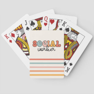Jeu De Cartes Rétro Social Worker