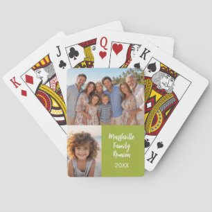Jeu De Cartes Réunion de famille 2 Collage photo - vert