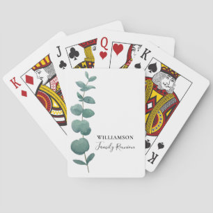 Jeu De Cartes Réunion de famille Eucalyptus moderne