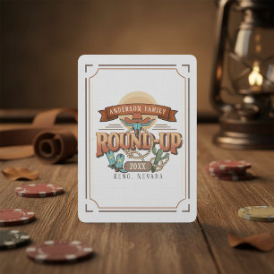 Jeu De Cartes Réunion de famille Western Round-Up ID1318
