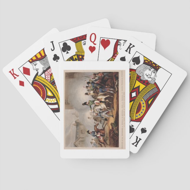 Jeu De Cartes Réunion des Empereurs de Russie et d'Autriche, Ki (dos)